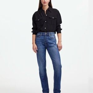 Madewell x Alexa Chung Women's Straight Leg Jeans in Blue